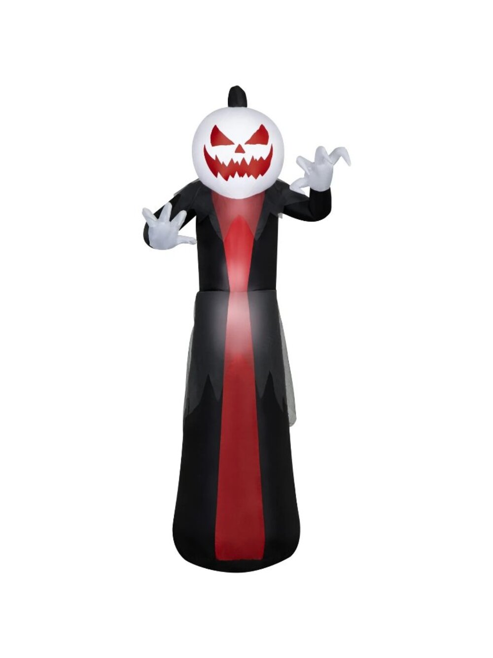 Halloween White Pumpkin Reaper Yard Inflatable, 5', by Way To Celebrate Light Up